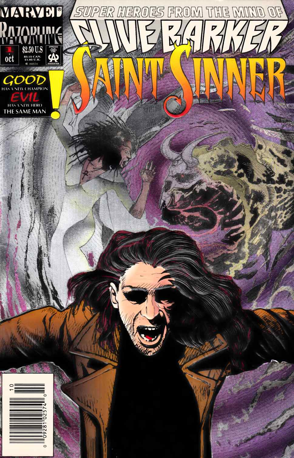 Saint  Sinner #1 Newsstand Edition Very Fine (8.0) [Marvel Comic] LARGE