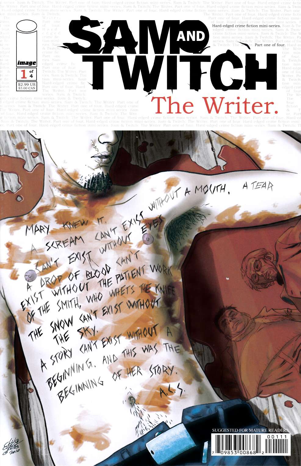 Sam and Twitch The Writer #1 Near Mint (9.4) [Image Comic] LARGE