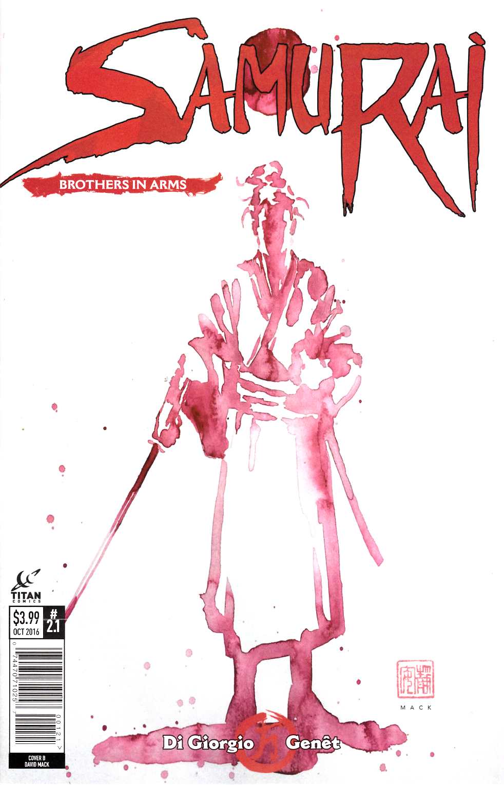 Samurai Brothers in Arms #1 Cover B [Titan Comic] LARGE