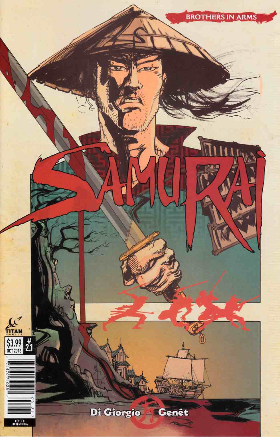 Samurai Brothers in Arms #1 Cover C [Titan Comic] LARGE