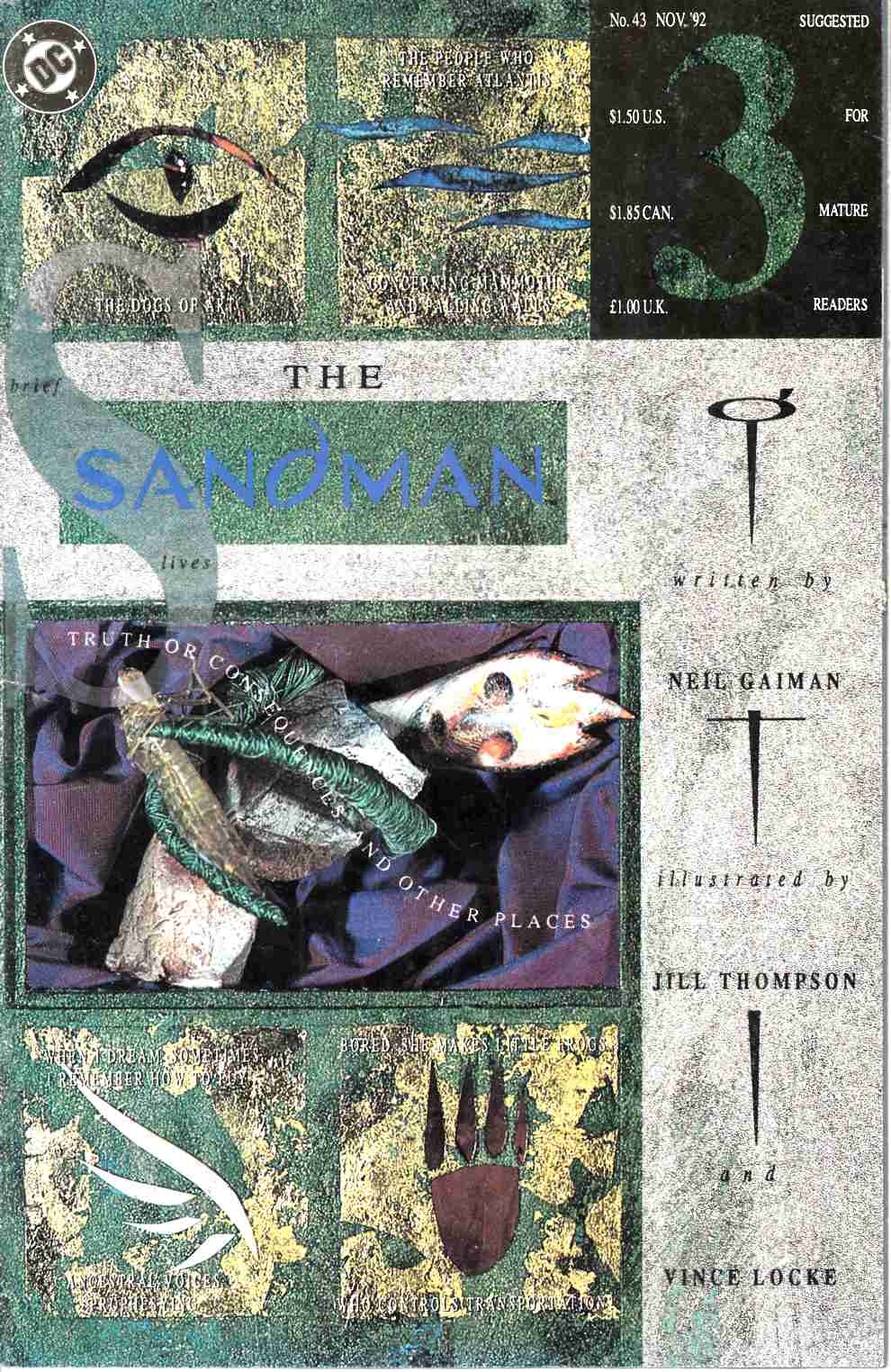 Sandman #43 Fine (6.0) [DC Comic] LARGE