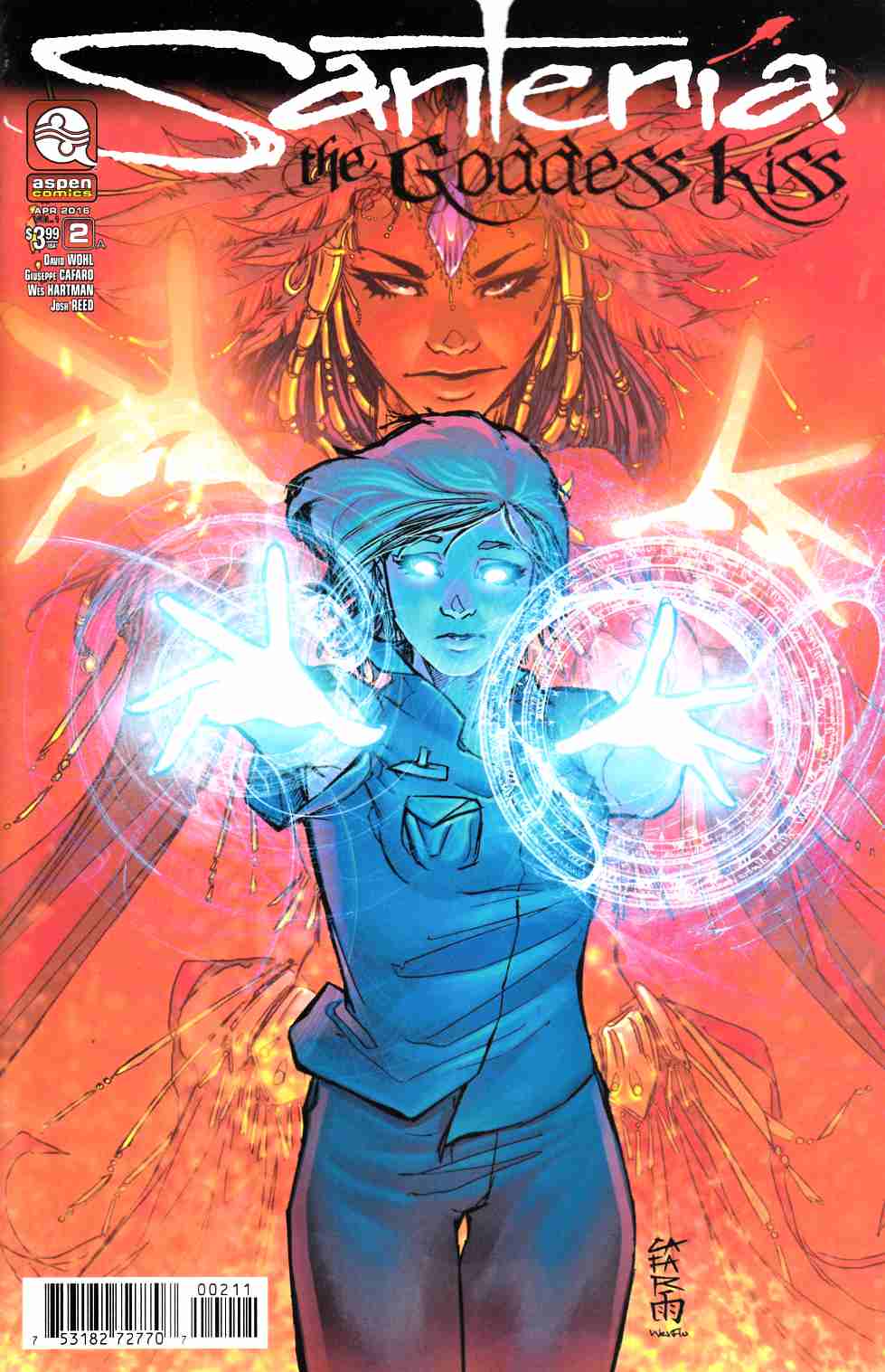 Santeria the Goddess Kiss #2 Cover A [Aspen Comic] THUMBNAIL