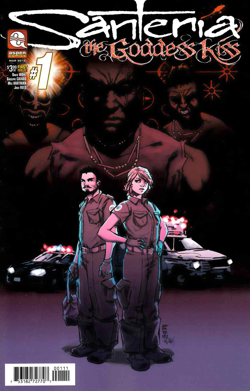Santeria the Goddess Kiss #1 Cover A- Cafaro [Aspen Comic] THUMBNAIL