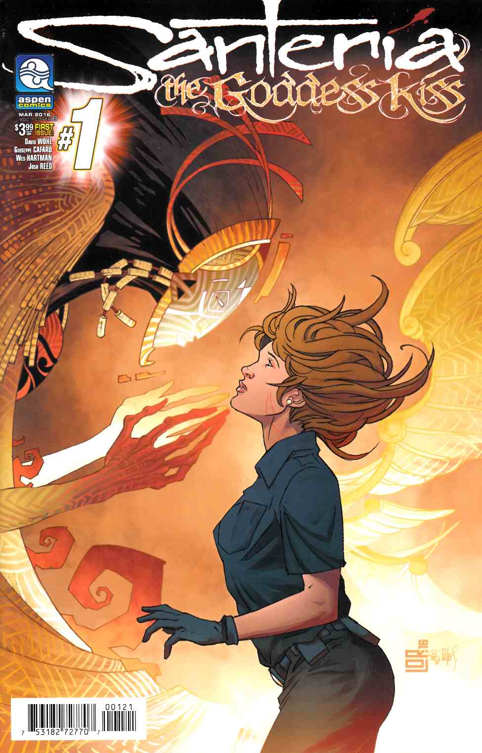 Santeria the Goddess Kiss #1 Cover B- Lorenzana [Aspen Comic] THUMBNAIL