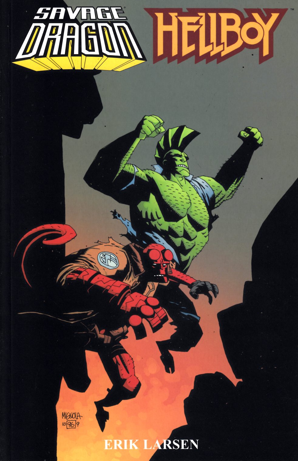 25 Hq Savage Dragon. Origem Unidos Superman Hellboy