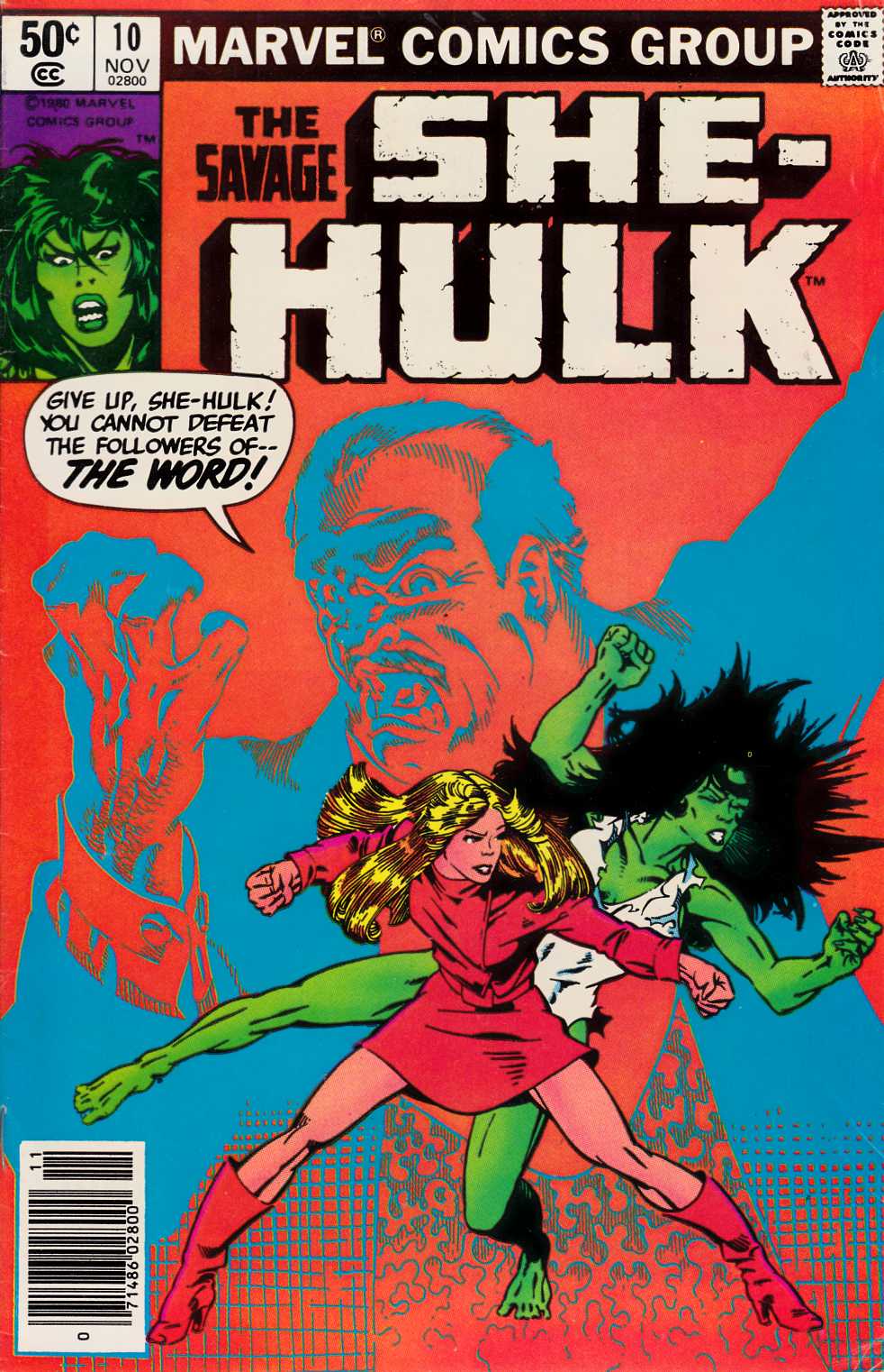 Savage She-Hulk #10 Newsstand Edition Very Good Plus (4.5) [Marvel Comic] THUMBNAIL