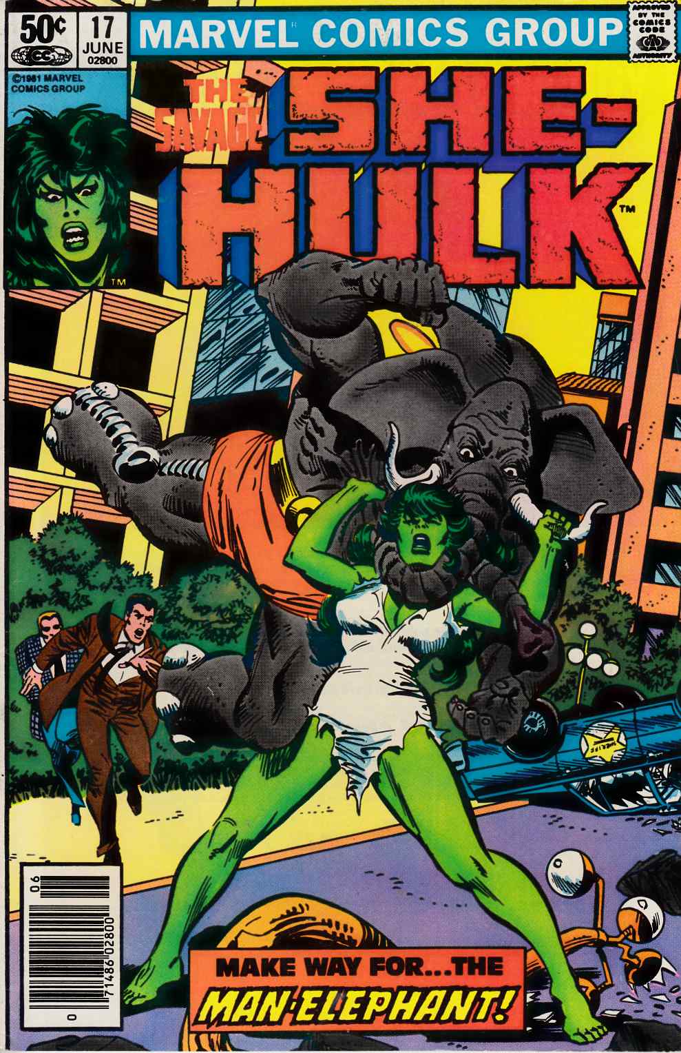 Savage She-Hulk #17 Newsstand Edition Very Fine (8.0) [Marvel Comic] THUMBNAIL