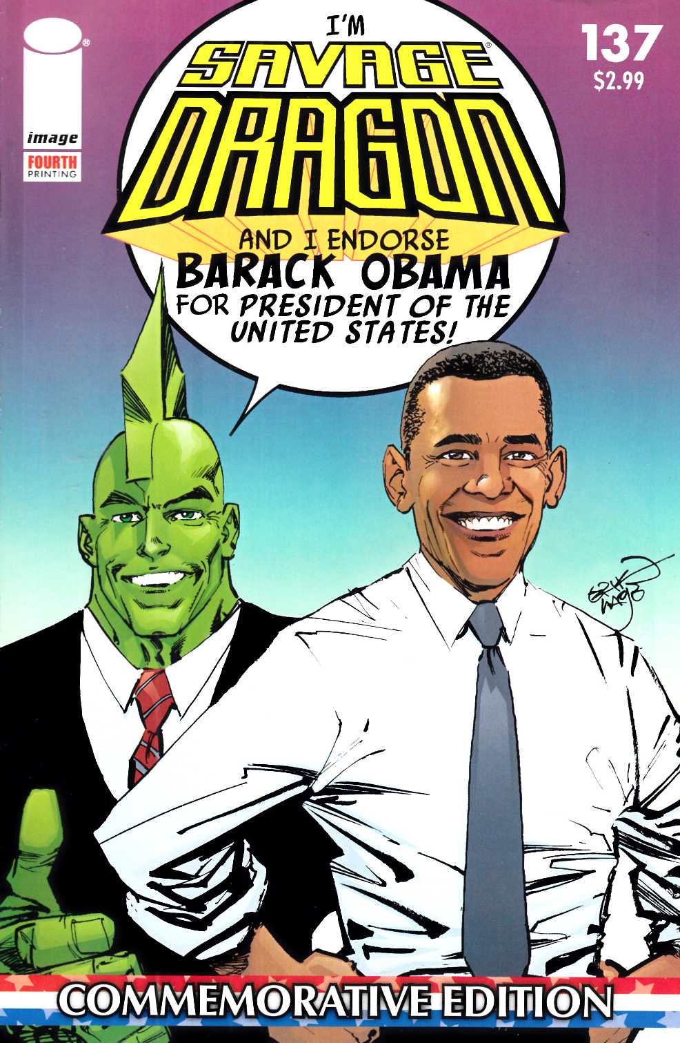 Savage Dragon #137 Fourth Printing Near Mint (9.4) [Image Comic] THUMBNAIL