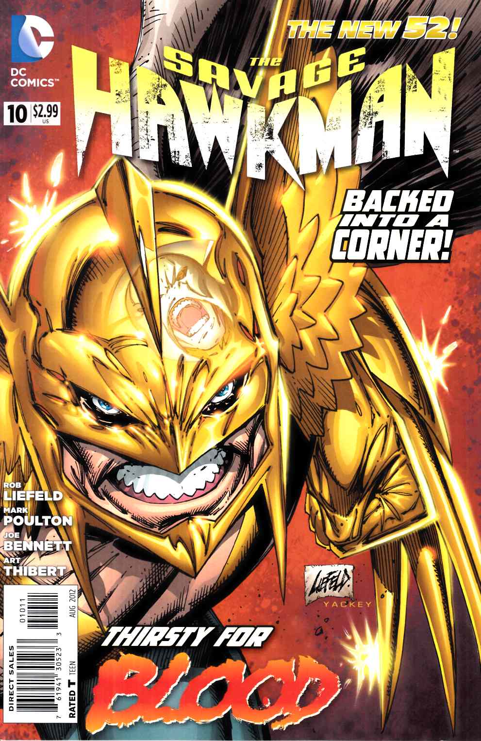 Savage Hawkman #10 Near Mint (9.4) [DC Comic] LARGE
