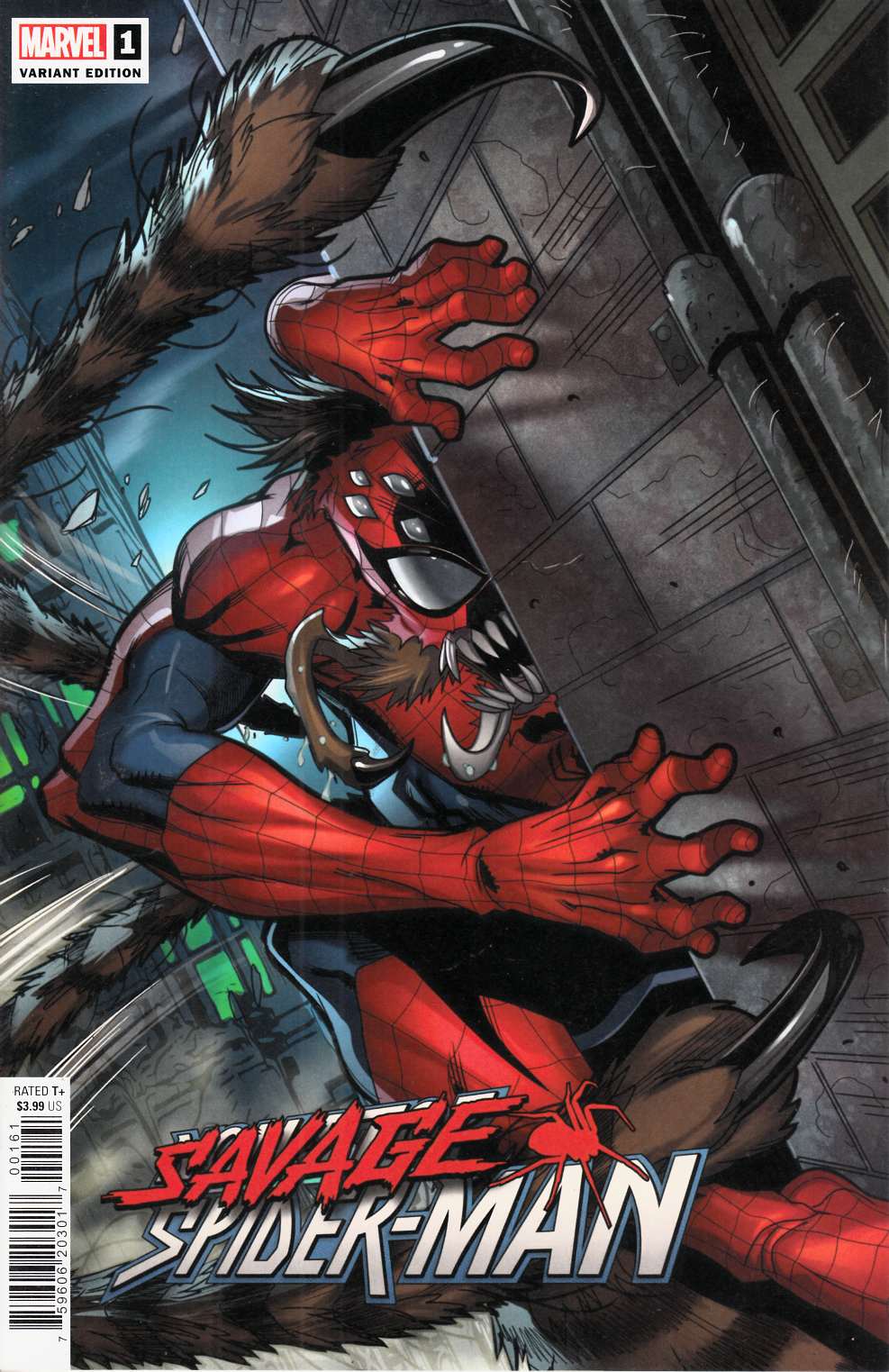 Savage Spider-Man #1 Lubera Variant Cover Near Mint (9.4) [Marvel Comic] THUMBNAIL