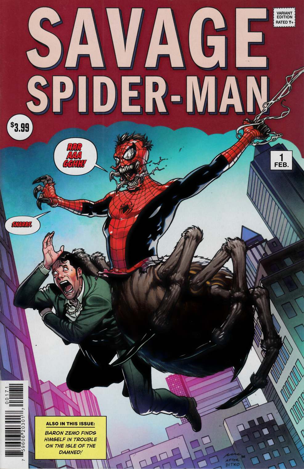 Savage Spider-Man #1 Perez Variant Cover Near Mint (9.4) [Marvel Comic] THUMBNAIL