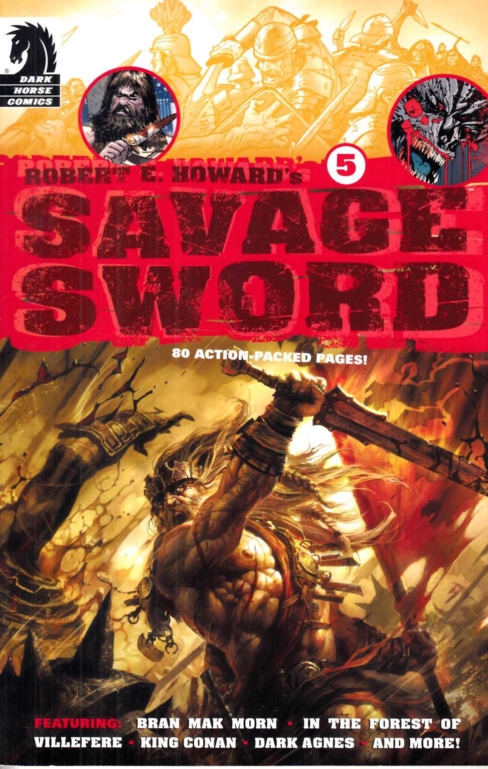 Robert E Howards Savage Sword #5 Near Mint (9.4) [Dark Horse Comic] THUMBNAIL