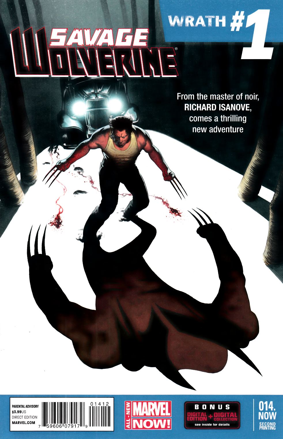 Savage Wolverine #14.Now Second Printing Near Mint (9.4) [Marvel Comic] LARGE