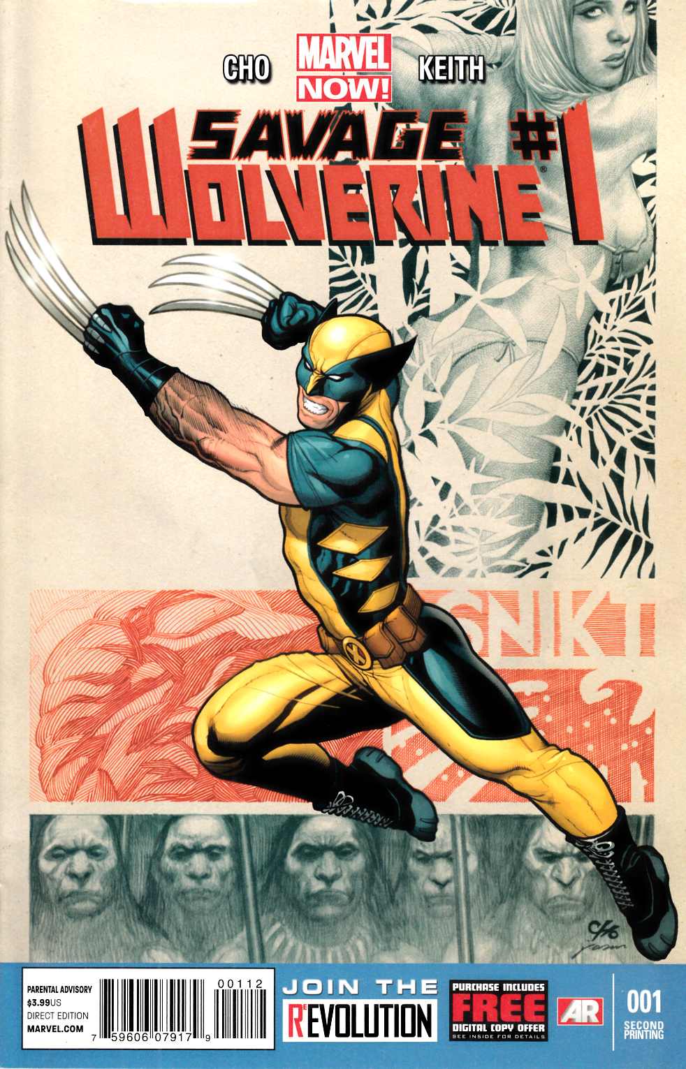 Savage Wolverine #1 Second Printing Very Fine Minus (7.5) [Marvel Comic] THUMBNAIL