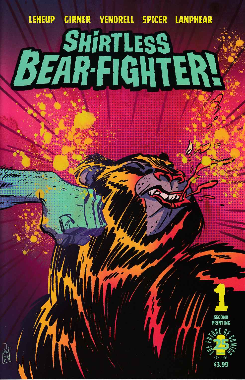 Shirtless Bear Fighter #1 Second Printing [Image Comic] THUMBNAIL