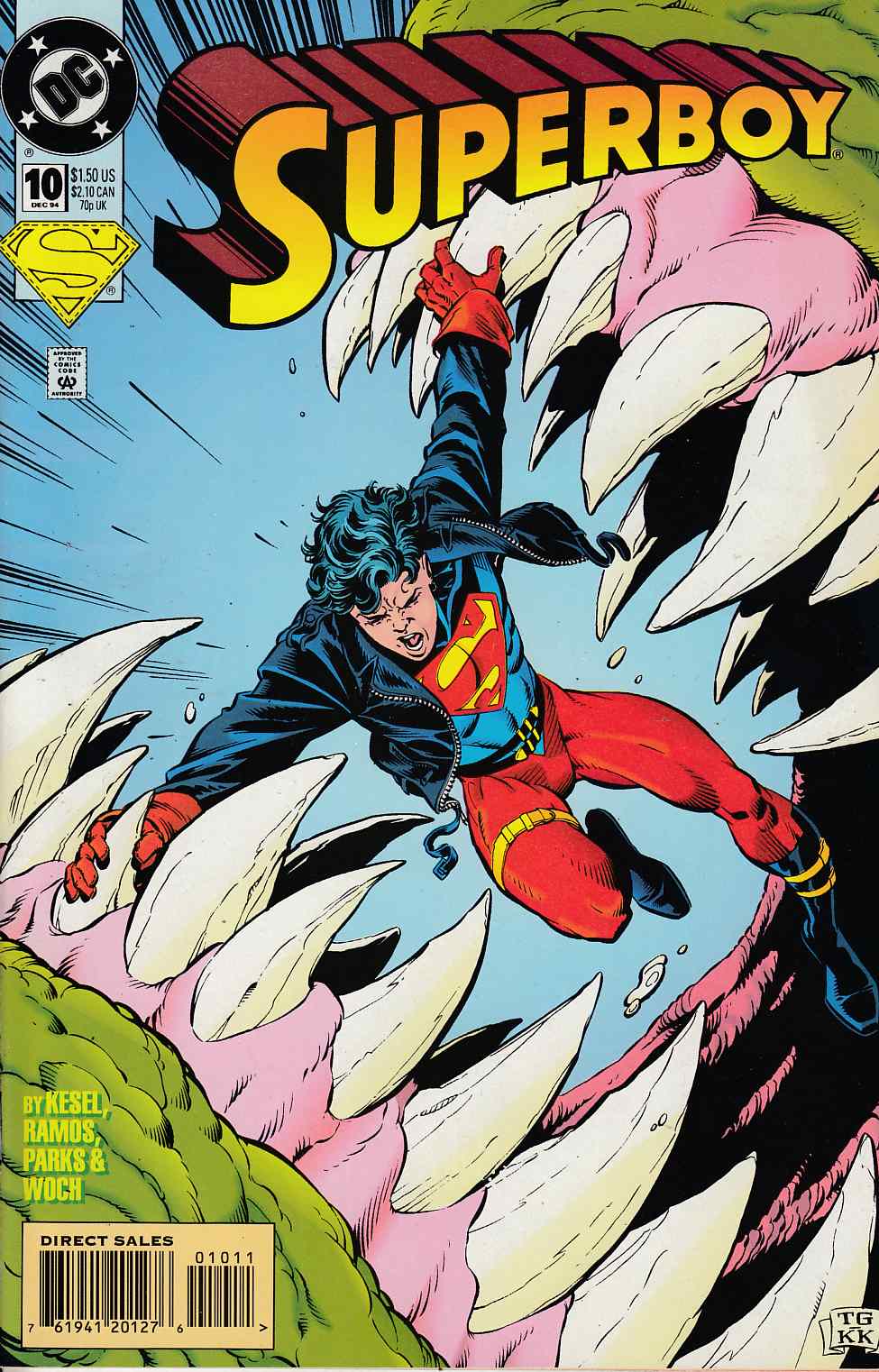 Superboy #10 Near Mint (9.4) [DC Comic] LARGE