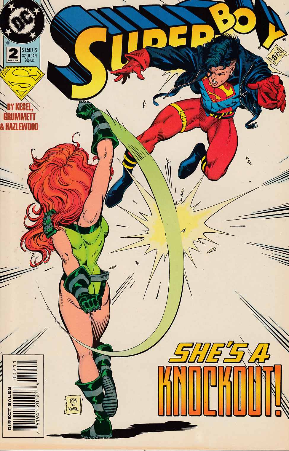 Superboy #2 Near Mint (9.4) [DC Comic] LARGE