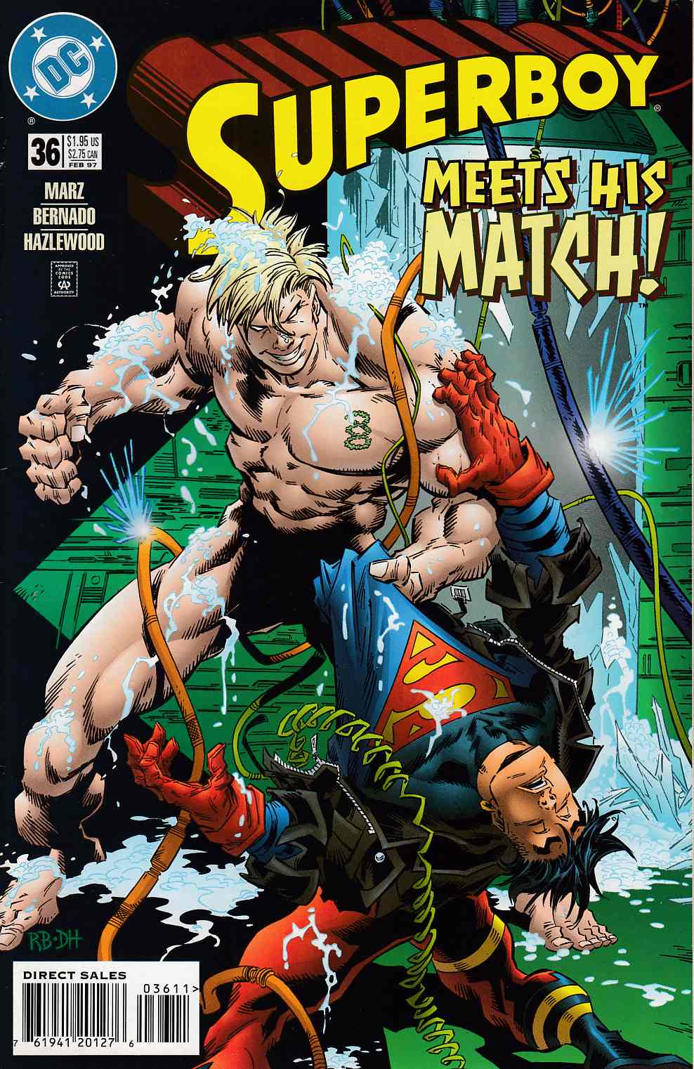 Superboy #36 Very Fine (8.0) [DC Comic] LARGE