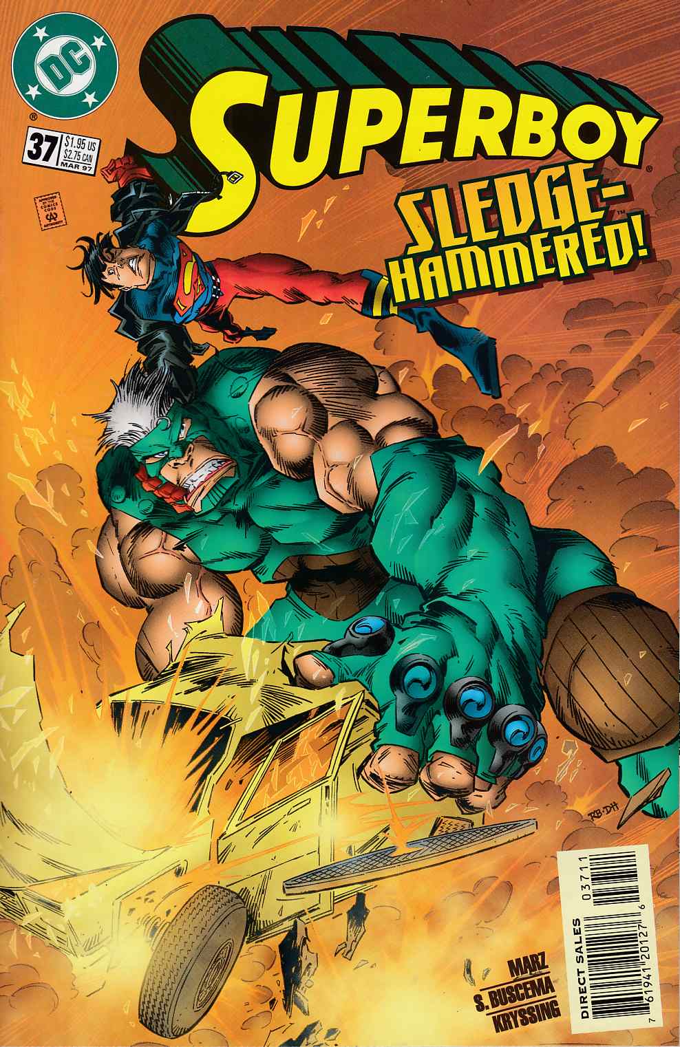 Superboy #37 Near Mint (9.4) [DC Comic] LARGE