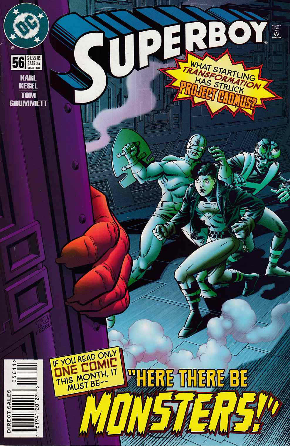 Superboy #56 Near Mint (9.4) [DC Comic] LARGE
