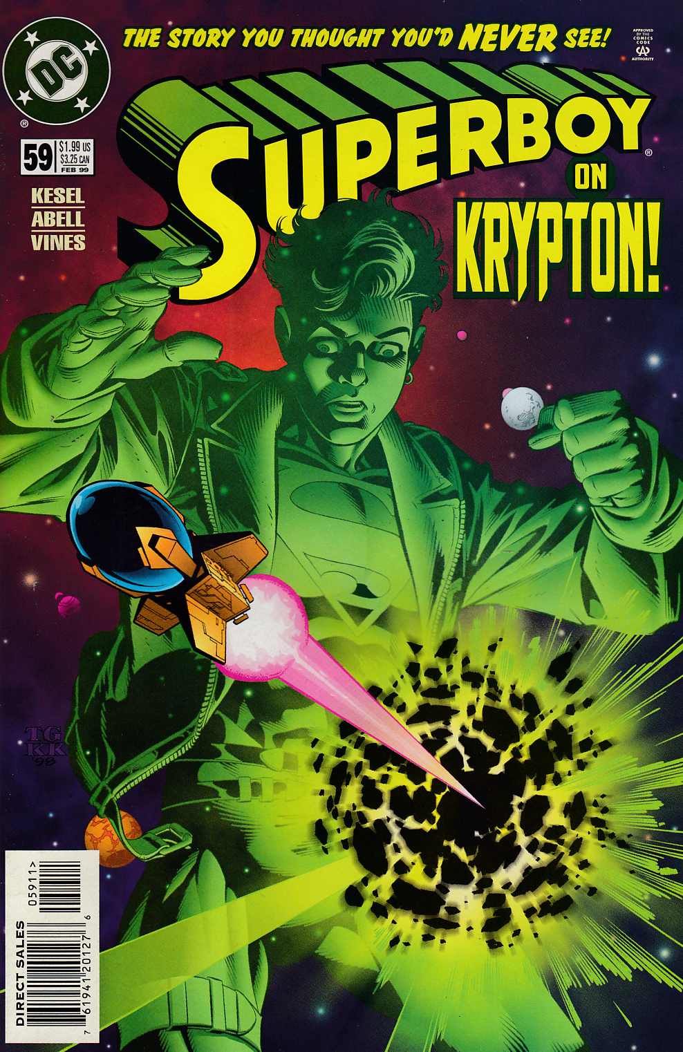 Superboy #59 Near Mint (9.4) [DC Comic] LARGE