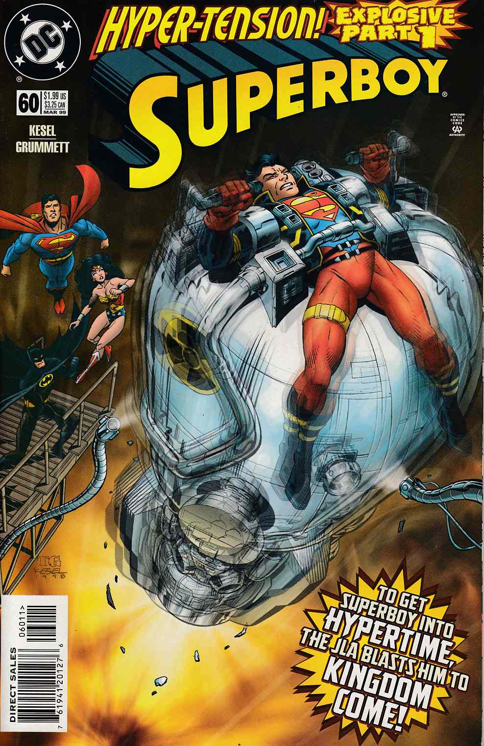 Superboy #60 Near Mint (9.4) [DC Comic] THUMBNAIL