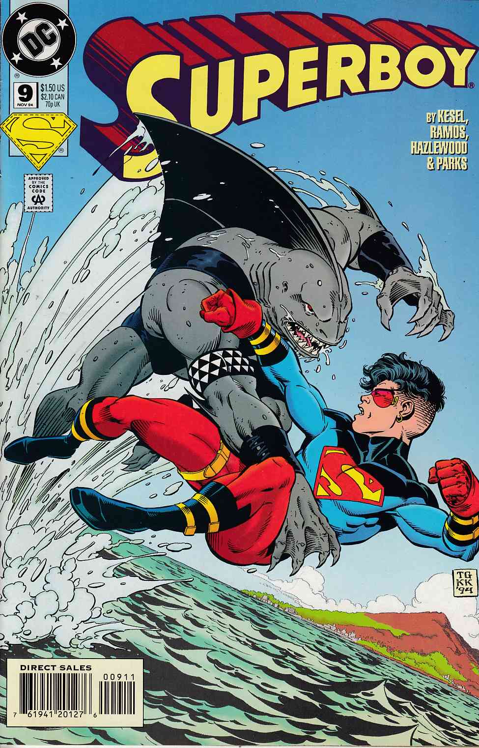 Superboy #9 Near Mint (9.4) [DC Comic] LARGE