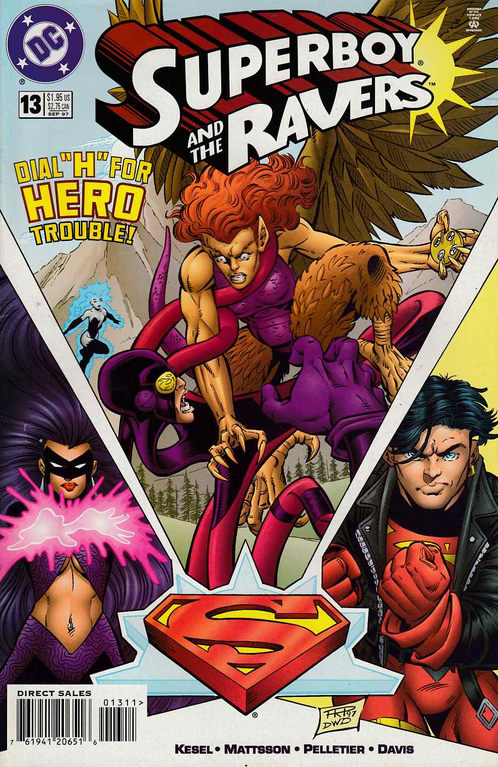 Superboy and the Ravers #13 Near Mint (9.4) [DC Comic] LARGE