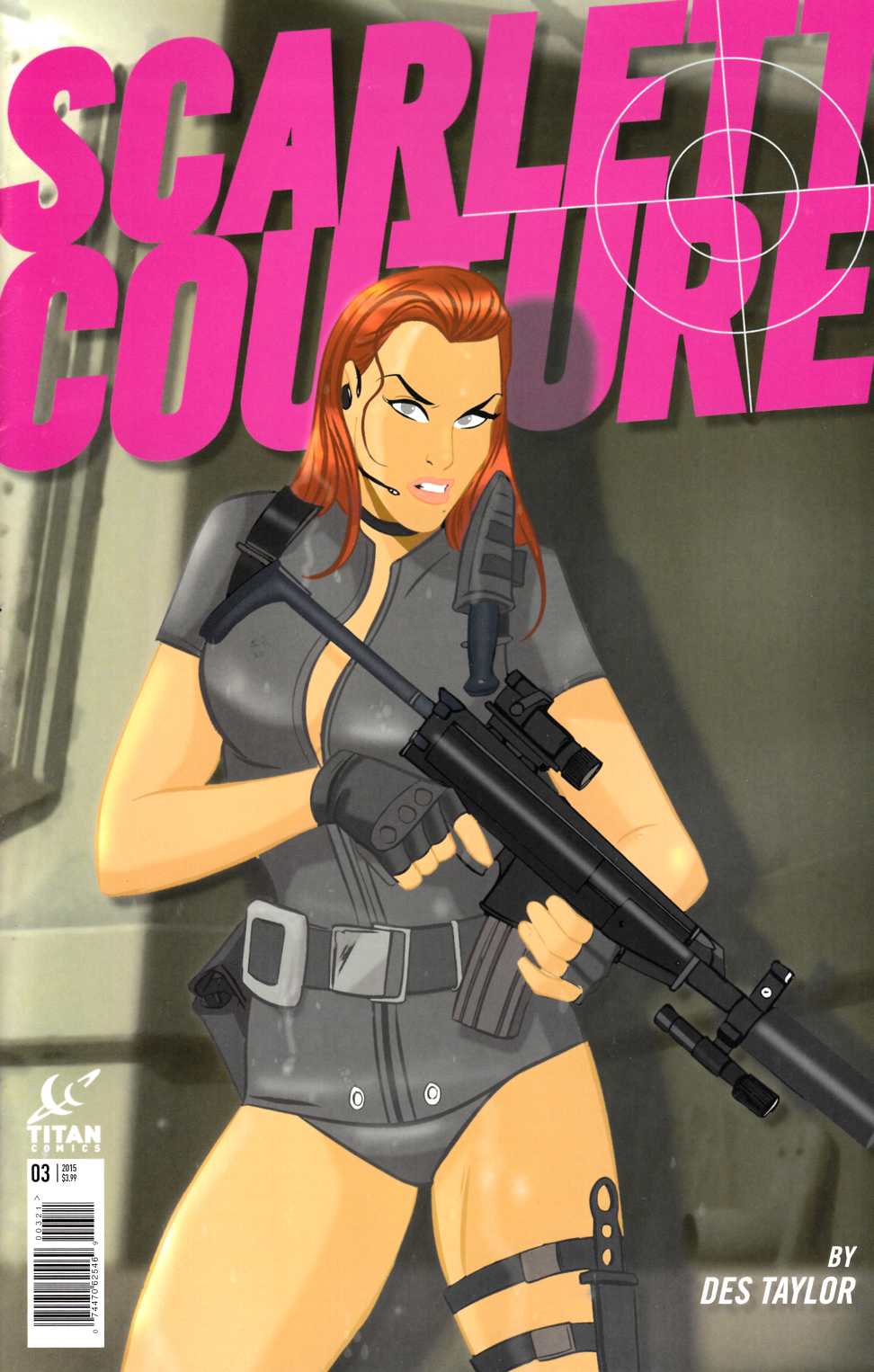 Scarlett Couture #3 Subscription Cover [Titan Comic] THUMBNAIL