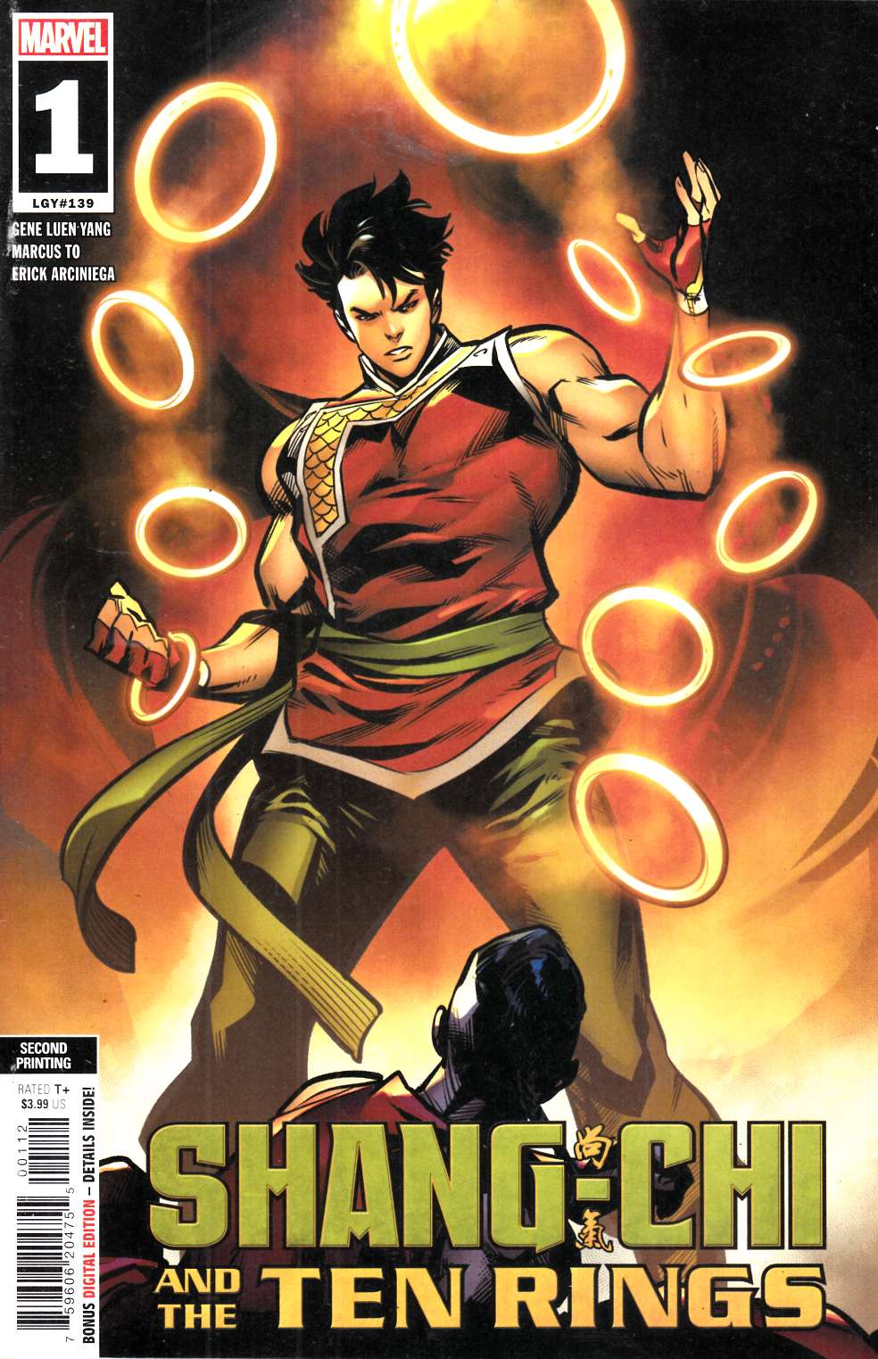 Shang-Chi and the Ten Rings #1 Second Printing Near Mint (9.4) [Marvel Comic] LARGE
