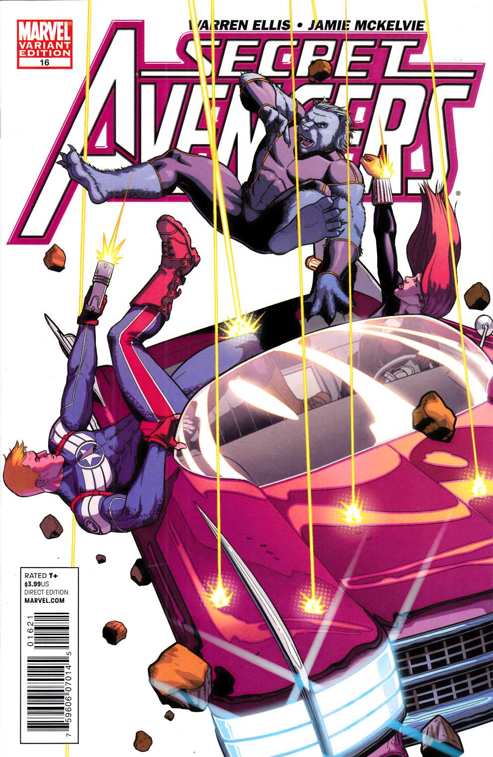 Secret Avengers #16 McKelvie Variant Cover Near Mint (9.4) [Marvel Comic] LARGE
