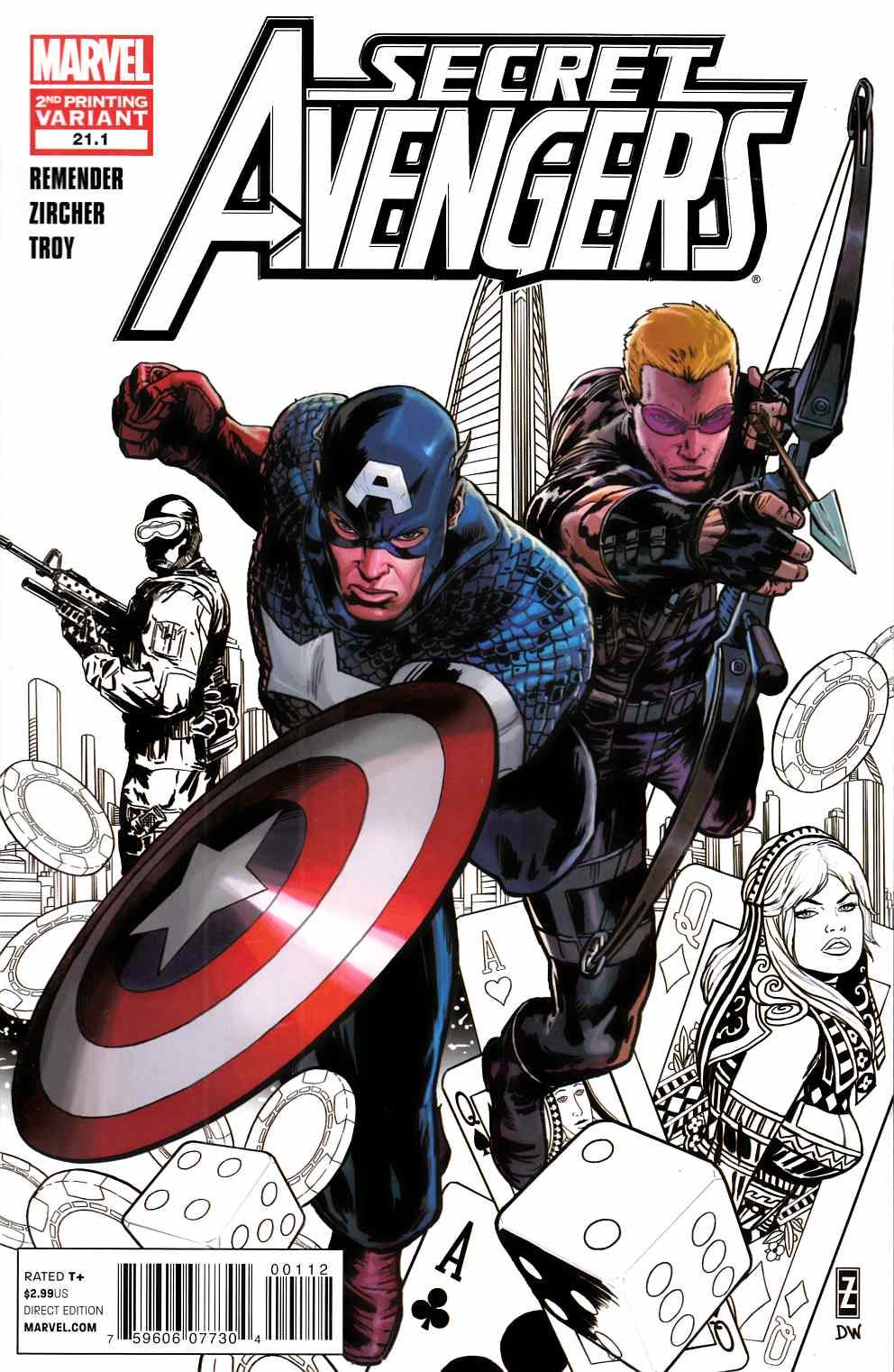 Secret Avengers #21.1 Second Printing Very Fine (8.0) [Marvel Comic] LARGE