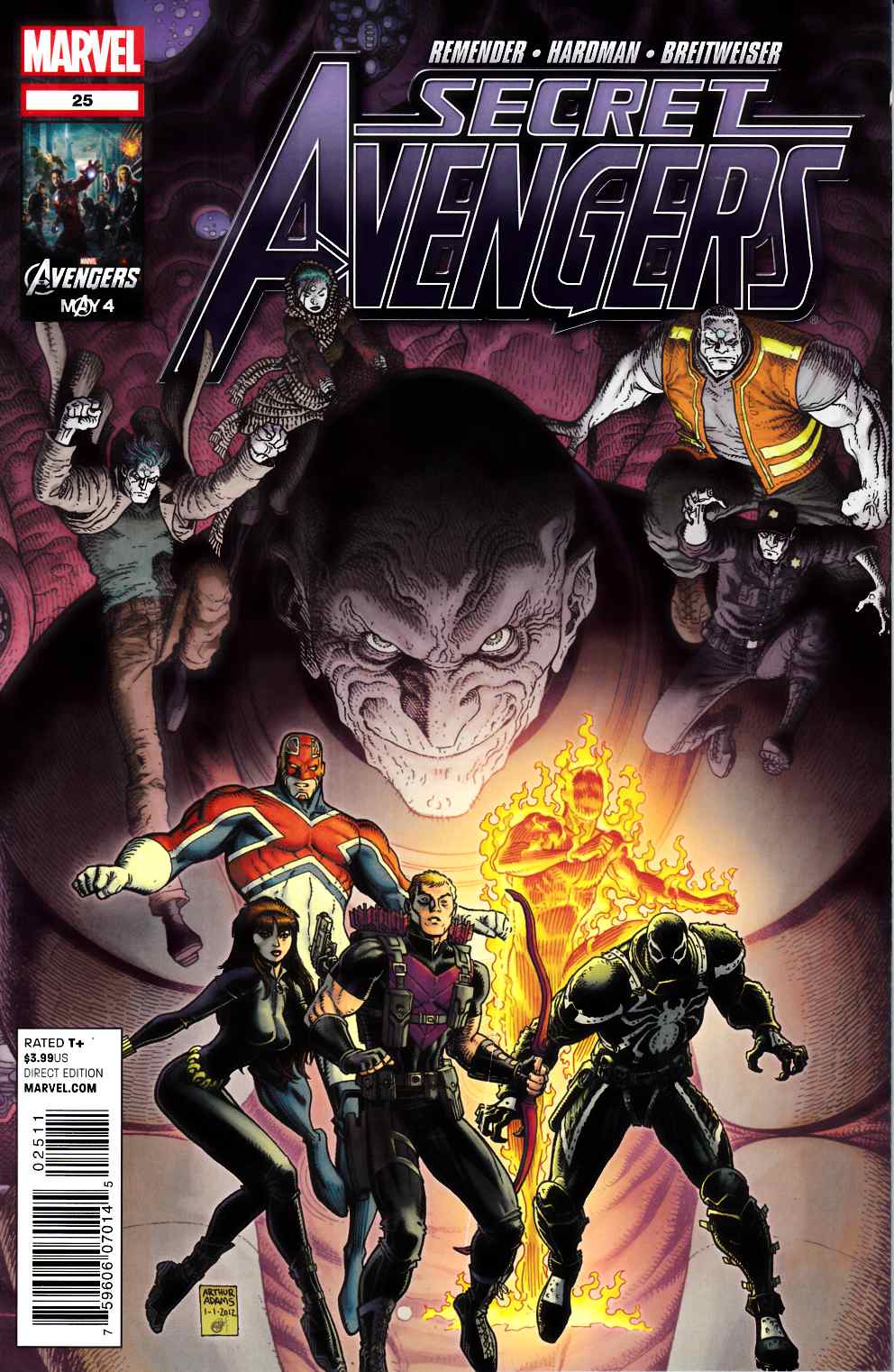 Secret Avengers #25 Very Fine (8.0) [Marvel Comic] LARGE