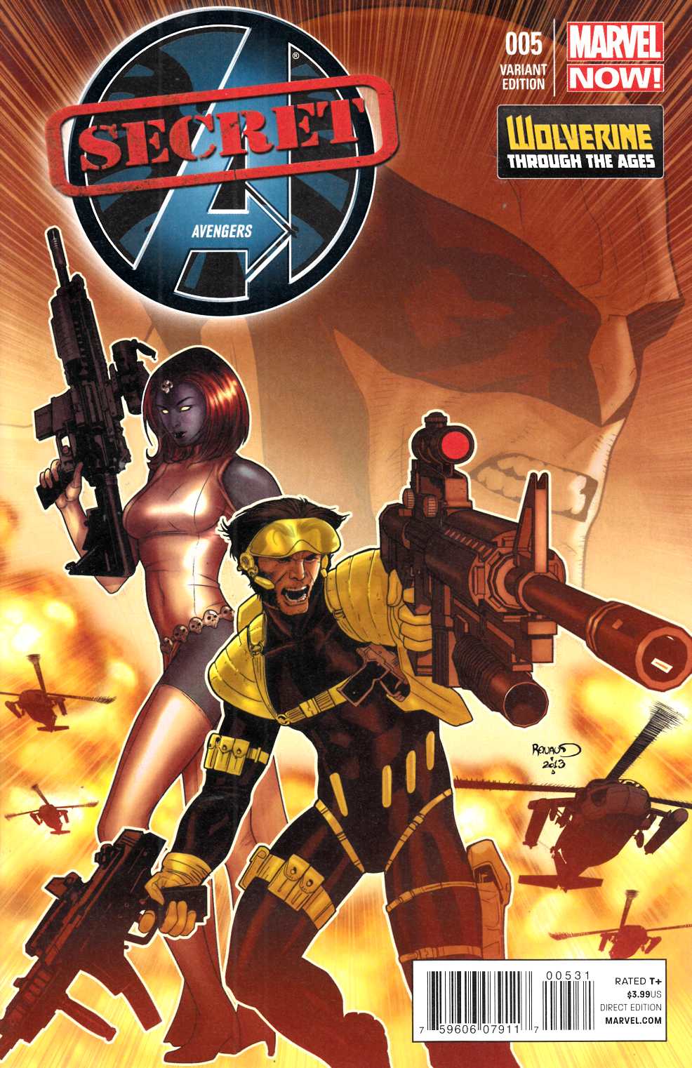 Secret Avengers #5 Renaud Wolverine Variant Cover Near Mint (9.4) [Marvel Comic] THUMBNAIL