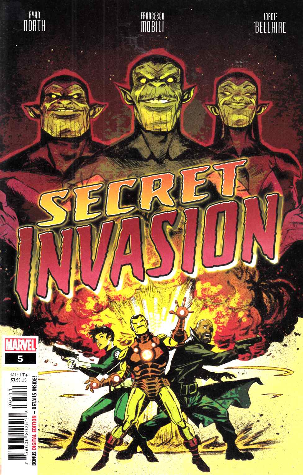 Secret Invasion #5 Near Mint (9.4) [Marvel Comic] LARGE