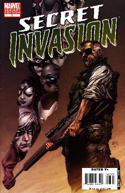 Secret Invasion #3 McNiven Variant Cover Near Mint (9.4) [Marvel Comic] LARGE