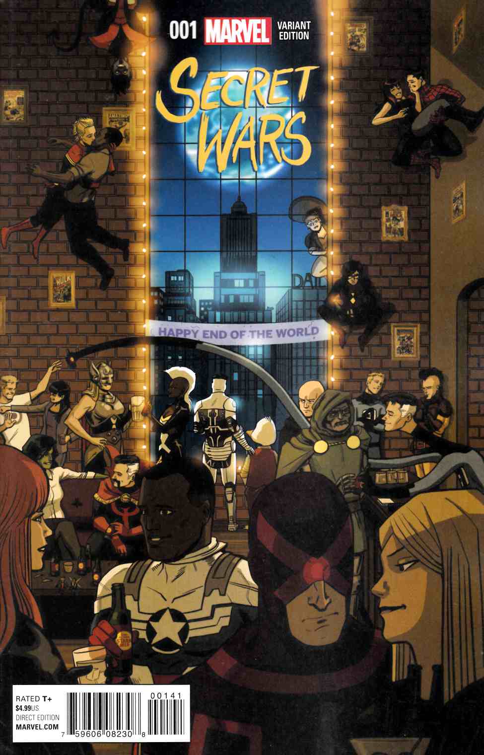 Secret Wars #1 Zdarsky Party Variant Cover Near Mint (9.4) [Marvel Comic] LARGE