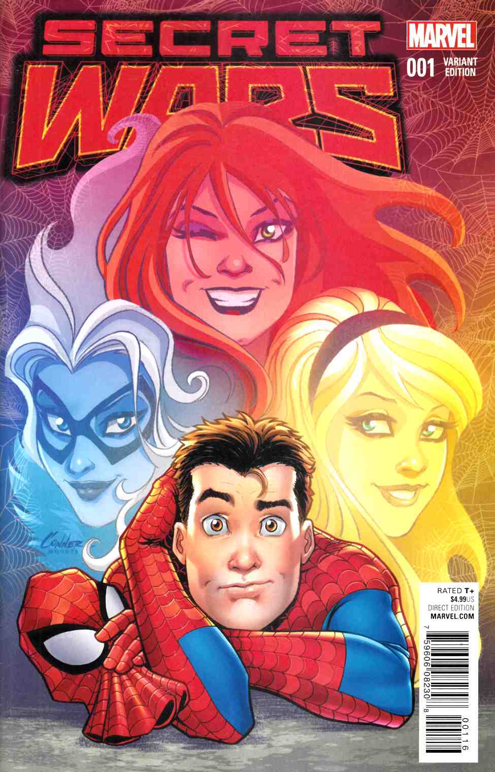 Secret Wars #1 Conner Marvel Women Variant Cover Near Mint (9.4) [Marvel Comic] LARGE