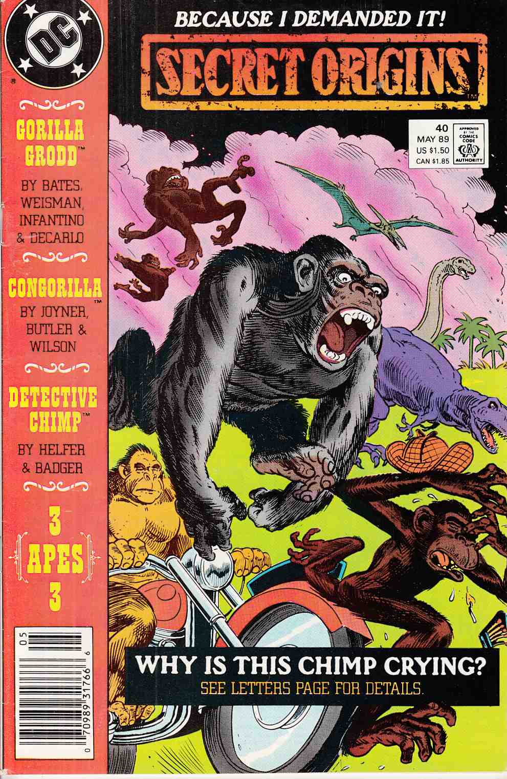Secret Origins #43  Fine Plus (6.5) [DC Comic] MAIN