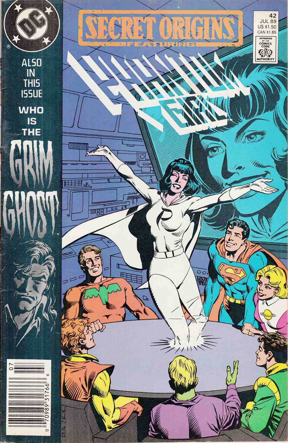 Secret Origins #42 Newsstand Fine (6.0)  [DC Comic] LARGE