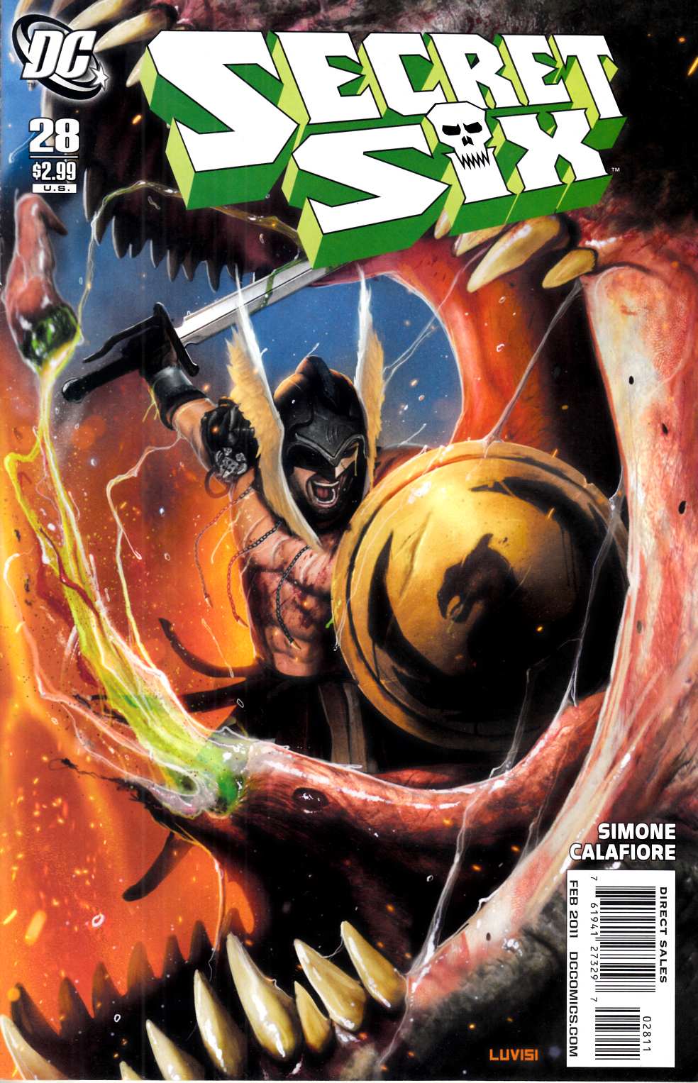 Secret Six #28 Very Fine (8.0) [DC Comic] LARGE