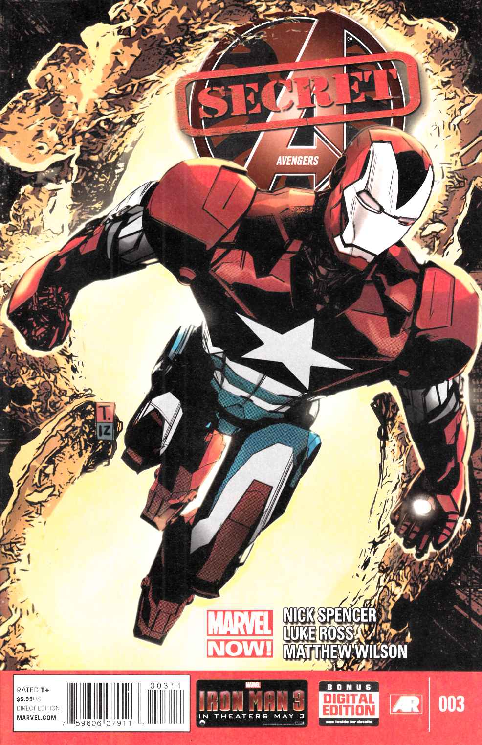 Secret Avengers #3 Near Mint (9.4) [Marvel Comic] LARGE