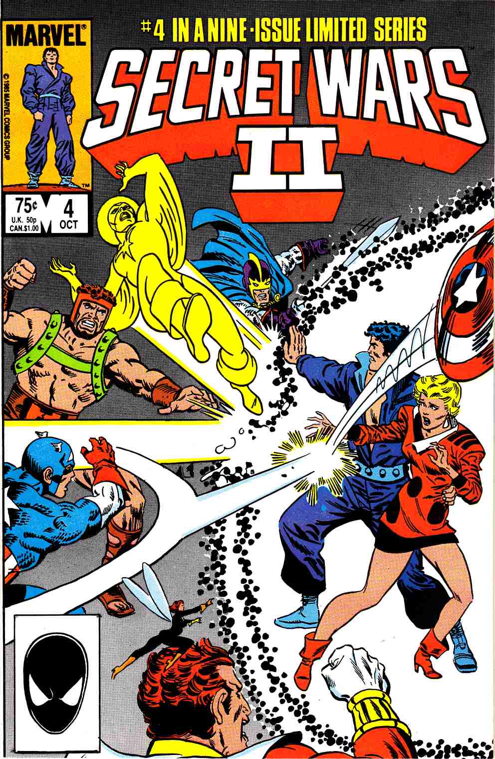 Secret Wars II #4 Very Fine (8.0) [Marvel Comic] THUMBNAIL