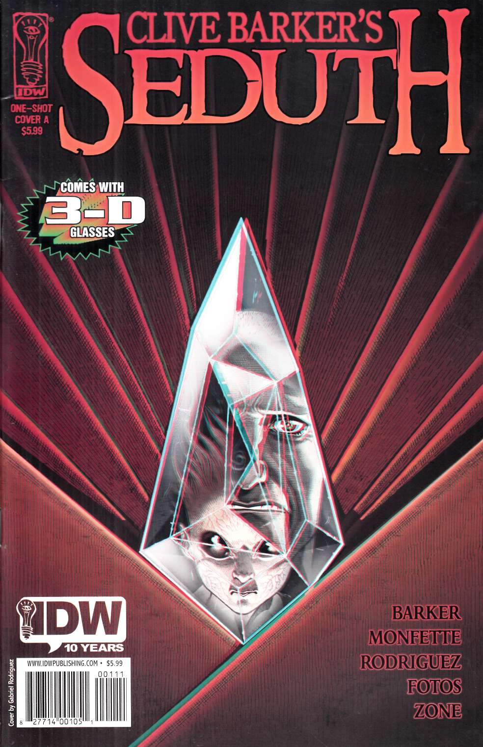 Clive Barker's Seduth 3-D #1 Cover A Very Fine (8.0) [IDW Comic] THUMBNAIL