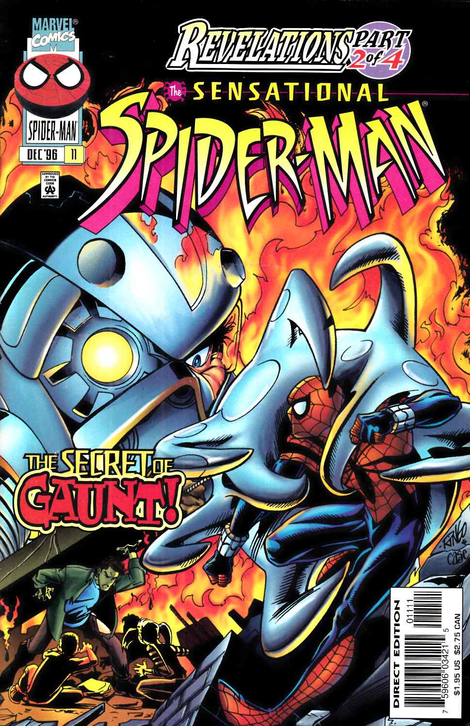 Sensational Spider-Man #11 Very Fine (8.0) [Marvel Comic] LARGE