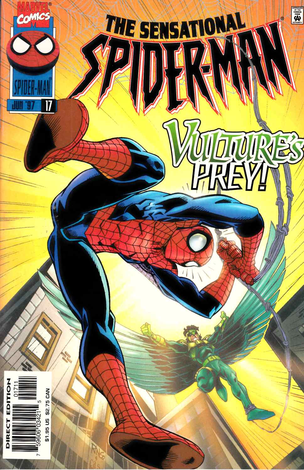 Sensational Spider-Man #17 Very Fine (8.0) [Marvel Comic ...