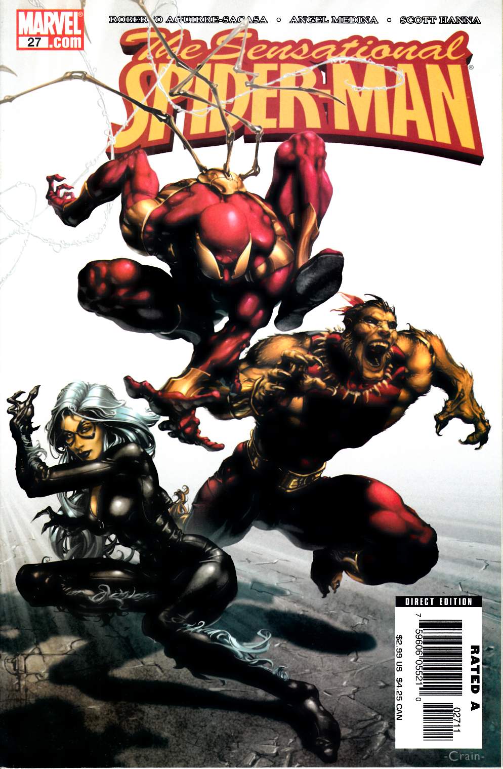 Sensational Spider-Man #27 Near Mint (9.4) [Marvel Comic] THUMBNAIL