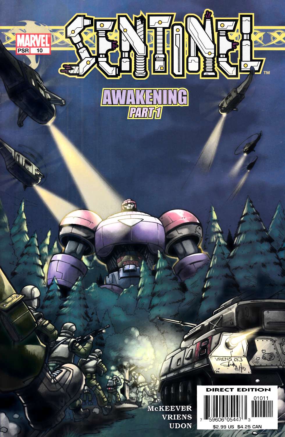 Sentinel #10 Fine (6.0) [Marvel Comic] THUMBNAIL
