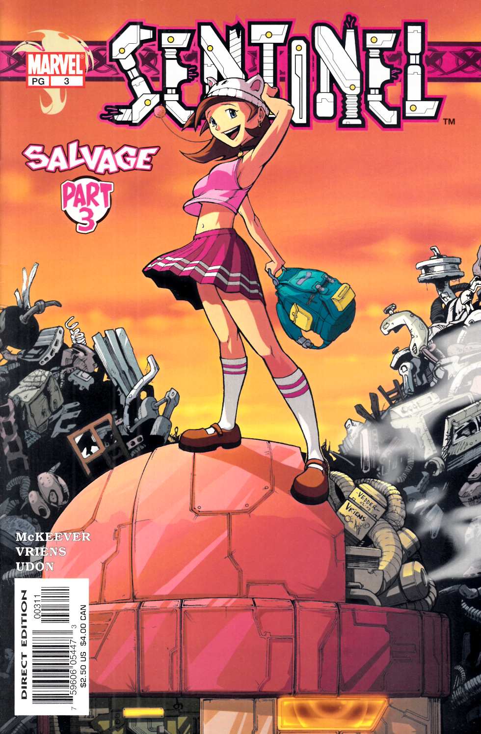 Sentinel #3 Very Fine (8.0) [Marvel Comic] LARGE