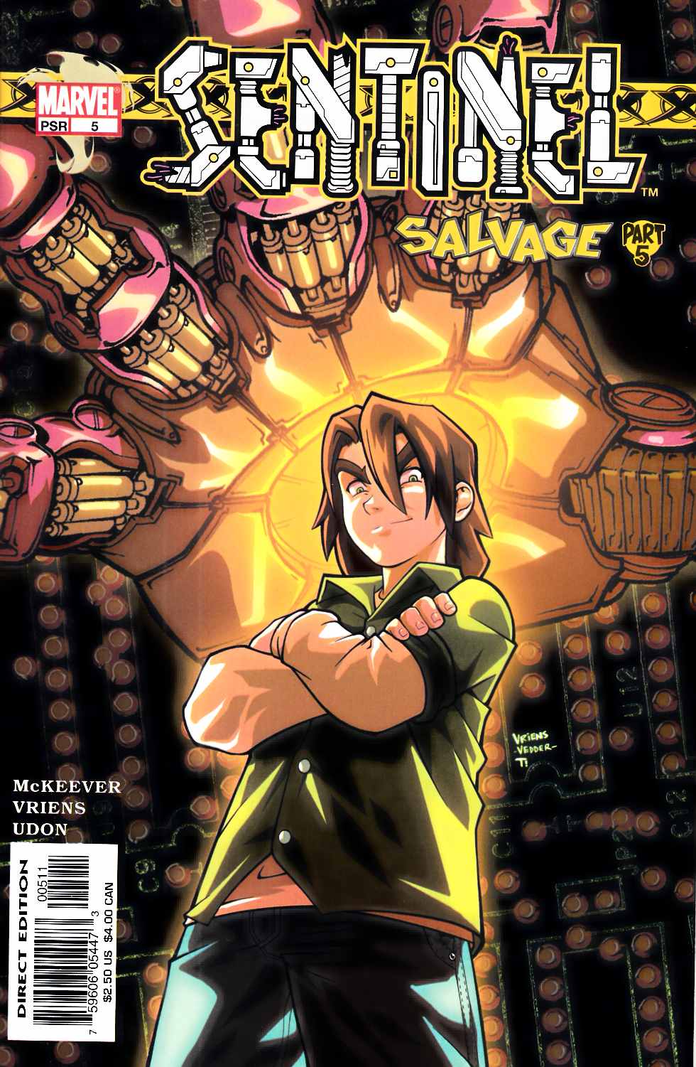 Sentinel #5 Near Mint (9.4) [Marvel Comic] LARGE